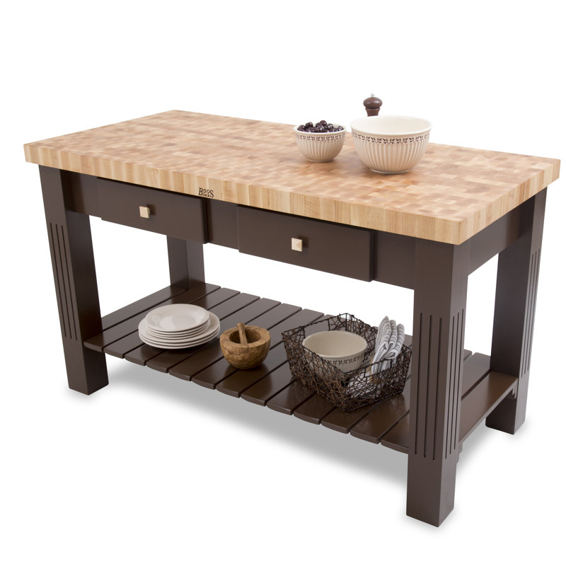 John Boos Grazzi Prep Table with Butcher Block Perigold